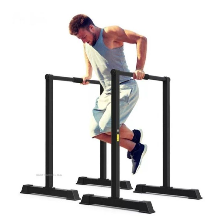 2pcs Dip Bar Tool Home Fitness Calisthenic Mobile Dip Bar Dipping Crossfit Dips Lebert Equalizer